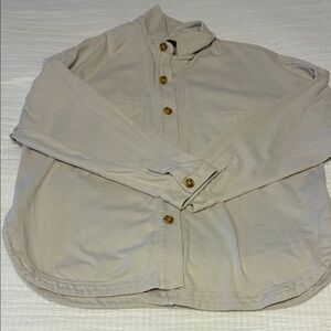 Women’s  Beige Button-Up Jacket
